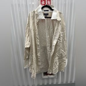 Oversized button down